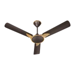 Samba Matt Bronze Zebrawood Ceiling Fan | House of Sujata