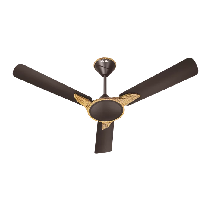 Samba Matt Bronze Zebrawood Ceiling Fan | House of Sujata
