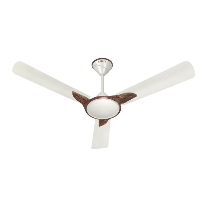 Samba Wood White Rosewood Ceiling Fan | House of Sujata